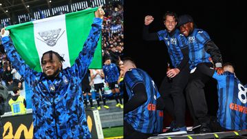 Ademola Lookman: Super Eagles star celebrates season with Atalanta