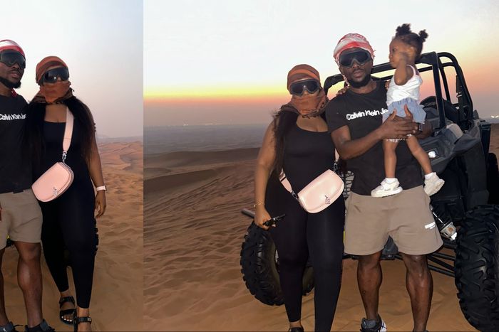 Nigerian star striker Chisom Egbuchulam shows off style in Dubai.