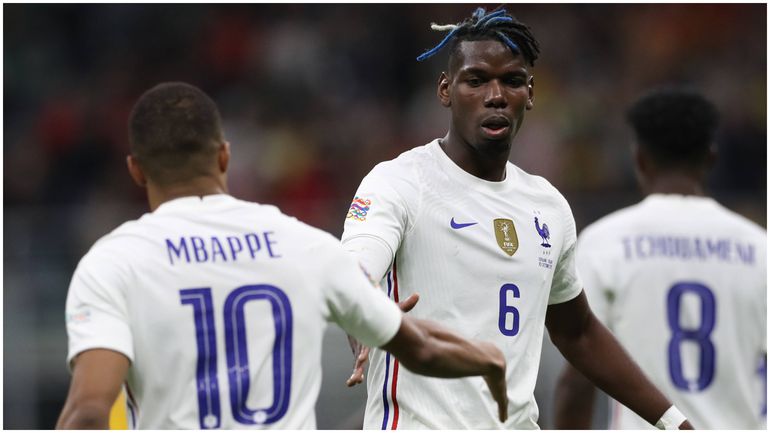 Kylian Mbappe appears to be missing Paul Pogba at the EURO 2024.