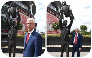 Arsene Wenger: Former Arsenal manager back at the Emirate to visit his statue for the first time