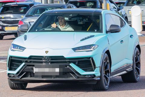 Jack Grealish new Lamborghini ride painted sky blue - Photo Credit || The Sun