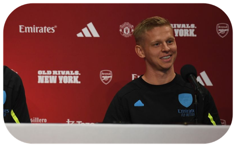 Oleksandr Zinchenko reveals Arsenal player that impressed him in training