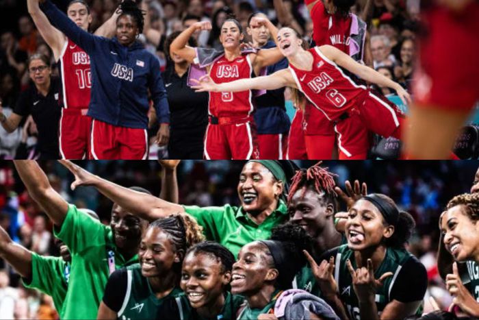 Ahead of the Quarterfinal, the USA dismantled Germany to send a warning to D'Tigress and other quarterfinal teams at Paris 2024 Olympics. (FIBA)