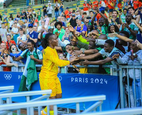 'Nothing is impossible' Super Falcons goalkeeper Nnadozie inspires youths with Olympics dream