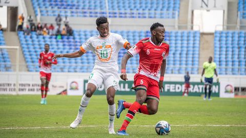 Gor Mahia's Alphonce Omija reflects on unforgettable experience of marking Brighton's Simon Adingra on his Harambee Stars debut