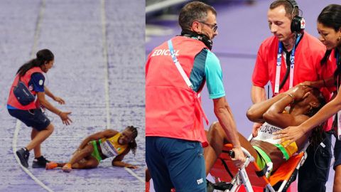 Tearful & painful Olympics exit for Africa's fastest woman as injury strikers at worst possible time