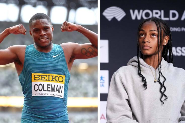 Christian Coleman and Sha'Carri Richardson