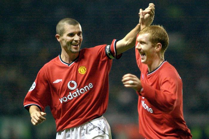 Roy Keane and Paul Scholes for Manchester United