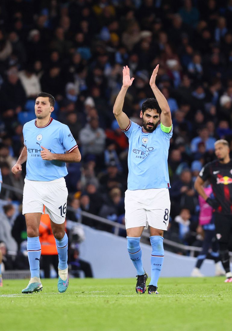 Rodri and Ilkay Gundogan for Manchester City