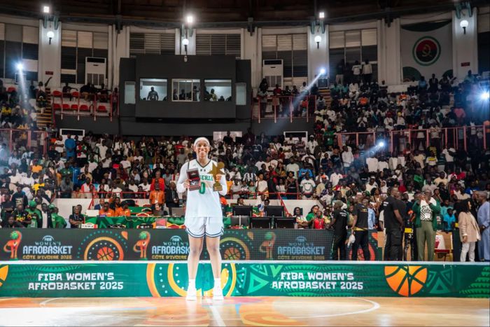 Nigeria's D'Tigress star Amy Okonkwo is named AfroBasket MVP and makes the All-Tournament team.