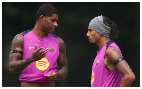 'Be ready for competition at Barcelona' - Raphinha tells new signing Rashford