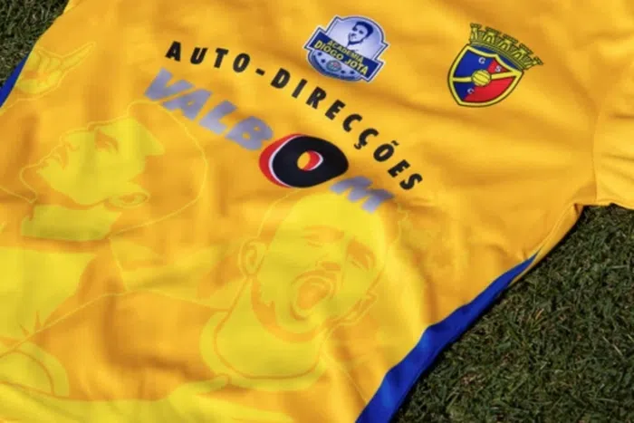 Diogo Jota's face featured on former club's jerseys