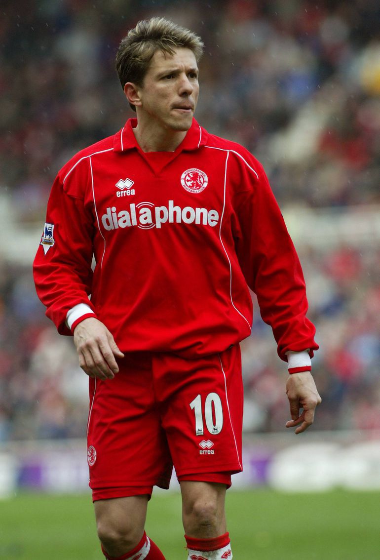 Juninho Paulista in action for Middlesbrough