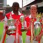 Patrick Vieira and Emmanuel Petit for Arsenal