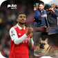 Reiss Nelson appears in court for a trial || Photo Credit: The Sun || Created by Stephen