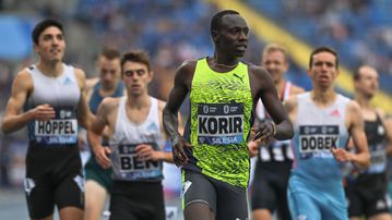 Down but not out: Beaten Olympic champion keeps focus on David Rudisha's 800m record after flopping in Budapest