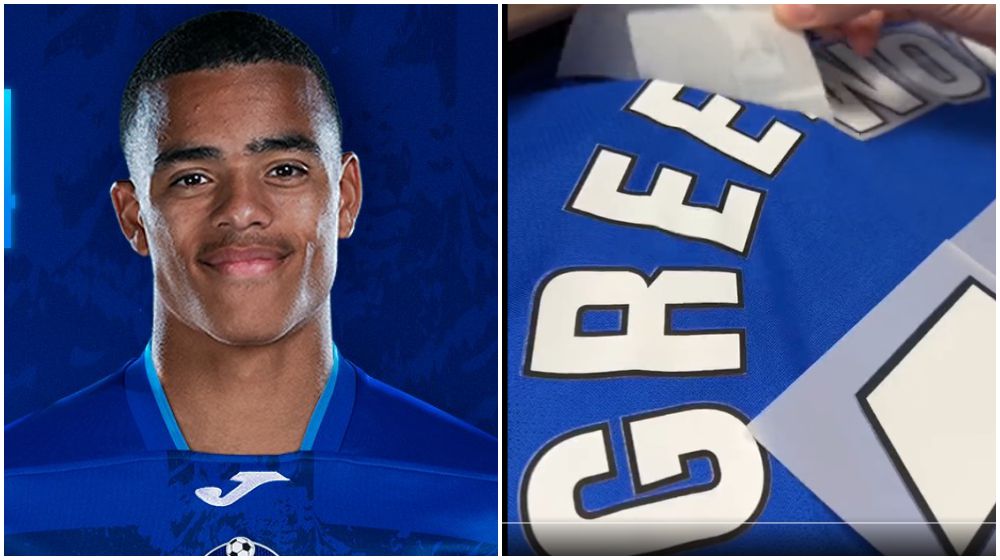 Mason Greenwood's girlfriend shares pic of baby's kit with 'daddy' on shirt  as striker is unveiled to Getafe fans