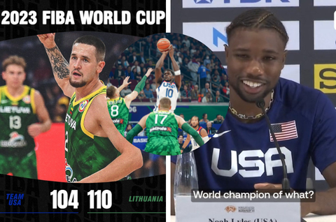 'Apologise to Noah Lyles' - Reactions after USA loses Basketball game to Lithuania