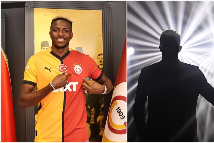 Victor Osimhen in Gala colours.