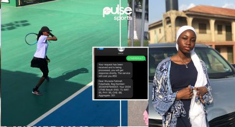 Wuraola Fatimah: Nigerian Tennis star who scored 351 in JAMB wins Scholarship to study Engineering