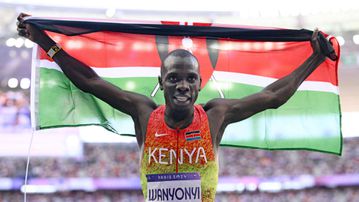 What will happen to Emmanuel Wanyonyi's unratified world record after Elliot Giles broke it?