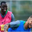 William Troost-Ekong in training with Benjamin Tanimu.