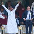 Saudi Arabia s Crown Prince Mohammed bin Salman al-Saud, celebration, Gianni Infantino (SUI) FIFA President || Image credit: Imago