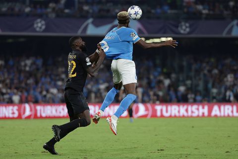 Antonio Rudiger was frequently aggressive with Victor Osimhen in Naples (Credit: Imago/Insidefoto)