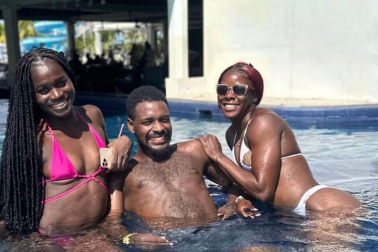 Noah Lyles and his girlfriend spend quality time with Shericka Jackson in Jamaica