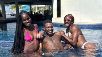 Noah Lyles and his girlfriend spend quality time with Shericka Jackson in Jamaica