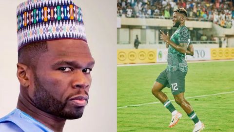 50 Cent to Nigeria: Super Eagles star Victor Boniface reacts to Alhaji 50 Cent tour