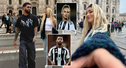 Alisha Lehmann and Douglas Luiz: Juventus couple enjoy day off after scoring 1 goal in 5 games