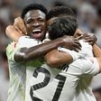 Real Madrid players celebrating a goal against Villarreal || Image credit: Imago
