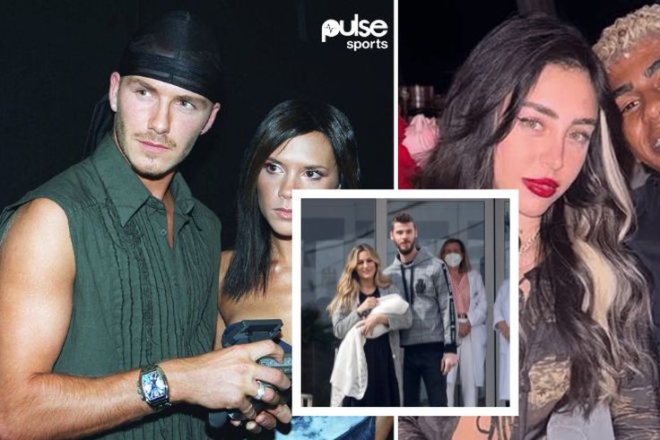 Footballers with Musician partners || Collage: Pulse Sports