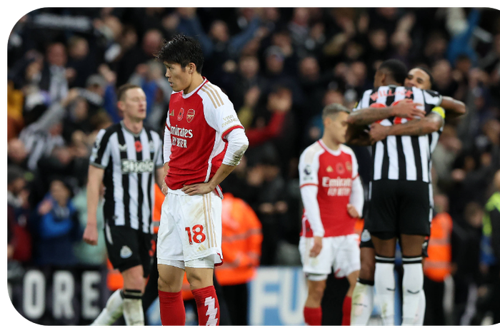 Arsenal's unbeaten run ends