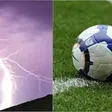 [WATCH]: Hearbreaking moment lightning strike k!lls football player, injures others