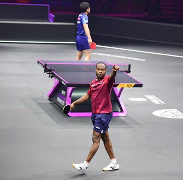 Nigeria's Aruna Quadri defeats Japan's Harimoto in WTT Champions Frankfurt