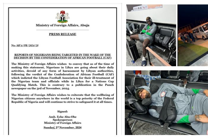 Ministry of Foreign Affairs release statement