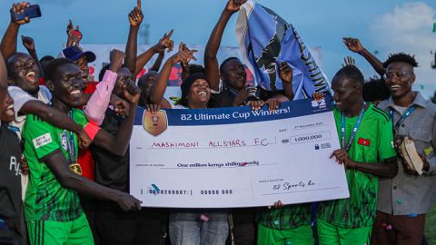 Kibera's Mashimoni All Stars pocket Ksh1 million in Inaugural 82 Ultimate Cup tournament