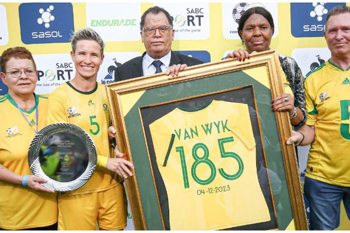 Janine van Wyk honoured by South Africa.