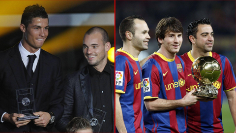 It was unfair Messi took 2010 Ballon d'Or from me — Wesley Sneijder believes he was robbed