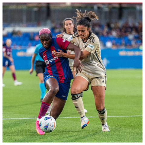 Asisat Oshoala in action for FC Barcelona || Credit: Imago