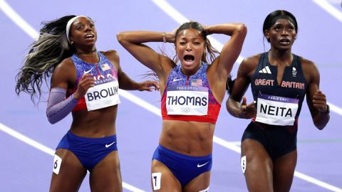 Gabby Thomas allegedly joined by fellow Olympic medalist at Texas training facility