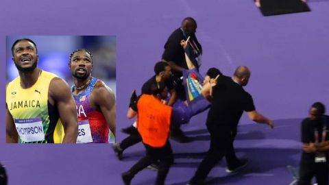 Track invader who tried to disrupt Noah Lyles & Kishane Thompson’s Olympics 100m final handed hefty fine