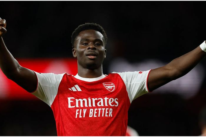 Saka Silencer! British-born Nigerian star breaks goal drought with first goal in 5 game after dragging