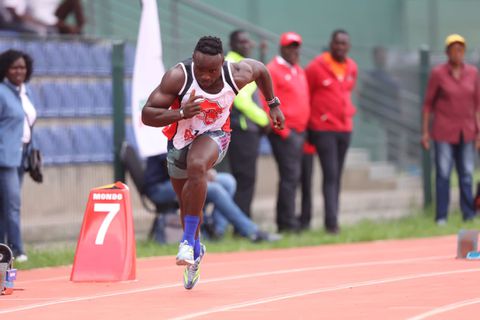 Omanyala falters in maiden 400m race at Nairobi Athletics Kenya weekend meet