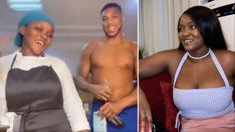 Anthony Joshua and Chef Halima: Nigerian boxer vibes with private chef in Kitchen