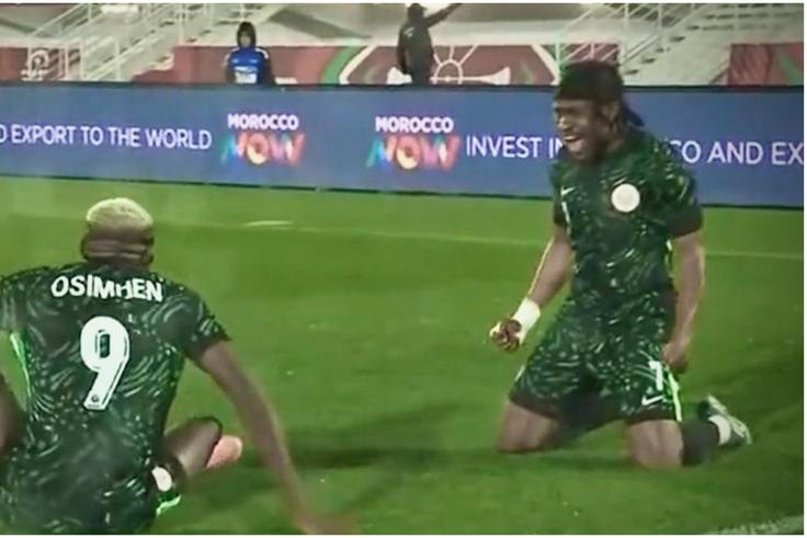 Nigeria vs Mozambique: Osimhen-led Super Eagles trash Mambas to reach last eight