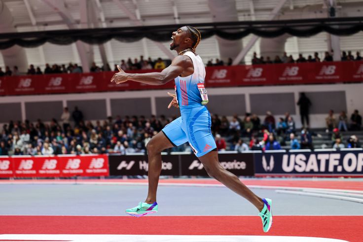 Noah Lyles: World's fastest man faces familiar rival at New Balance Indoor Grand Prix