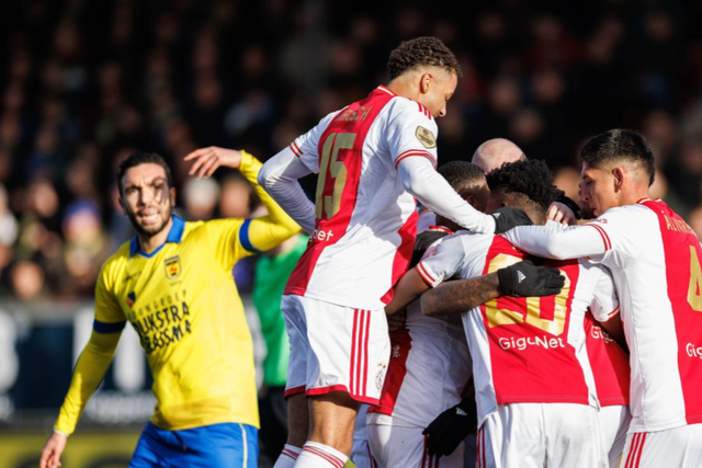 Ajax ran riot against Cambuur